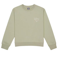 (WMNS) New Balance NBX Crew Neck Sweatshirt Asia Sizing 'Olive Green' AWT41300-OVN