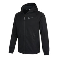 Nike Pro Therma-FIT Fleece Hooded Jacket 'Black' DD2125-010