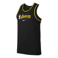 قميص/سترة كرة السلة Nike NBA DRI-FIT Los Angeles Lakers Sports Basketball Jersey/Verse أسود BQ9344-010