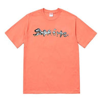 تي شيرت Supreme FW18 Liquid Tee بشعار Terra Cotta SUP-FW18-015