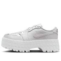 (WMNS) Air Jordan 1 Brooklyn Low 'White Metallic Silver' HF3184-100