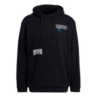 Men's adidas originals Sports Pullover Hooded Casual Knit Black H13507