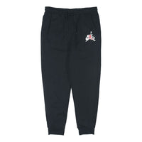 بنطال رياضي من Air Jordan باللون الأسود والأبيض DH9503-010