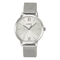 CASIO Stainless Steel Strap Quartz Waterproof White Analog LTP-E157M-7AEF