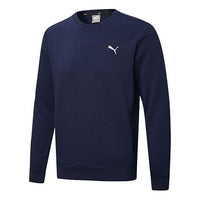 PUMA Crew Neck Sports Hoodies 'Navy White' 590321-06
