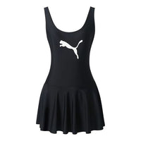(WMNS) بدلة سباحة من قطعة واحدة بشعار PUMA "أسود" 701221711-1A
