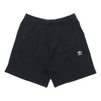 شورت رجالي من adidas originals Essential Short Logo باللون الأسود FR7977
