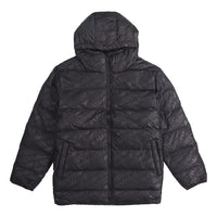 جاكيت adidas originals H Jacket Down Full Print Reversible Stay Warm Hooded Down Jacket Black ED5839