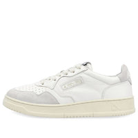 (WMNS) Autry open Low Leather Suede 'White' AOLW-CE10