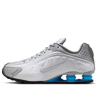 حذاء Nike Shox R4 "Metallic Silver White Blue Lagoon" HQ1988-005