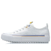 (WMNS) Li-Ning x Disney Skate Shoes 'White Yellow' AGCR178-2