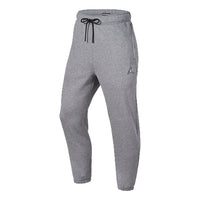 بنطال رياضي ببطانة صوف محبوكة مطرزة بشعار Air Jordan، لون رمادي، DA9821-091