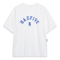 Li-Ning BadFive Logo T-shirt 'White Blue' ATST087-1