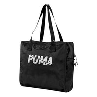 (WMNS) حقيبة تسوق كبيرة من PUMA Core Base باللونين الأسود والأبيض 077377-01