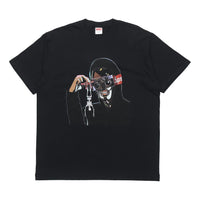 تي شيرت Supreme Week 0 Creeper مطبوع بأكمام قصيرة للجنسين باللون الأسود SUP-SS19-227