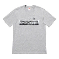 تي شيرت Supreme SS19 Keyboard HeatherGrey SUP-SS19-755