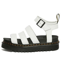 (WMNS) صندل Dr. Martens Blaire Leather Strap باللون الأبيض 25768100