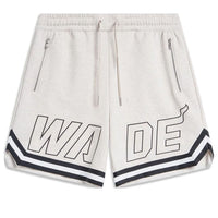 شورت جرافيكي من Li-Ning Way Of Wade باللون الرمادي الفاتح AKSU341-5