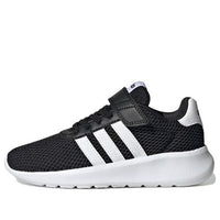 (GS) adidas Lite Racer 3.0 Hook & Loop 'Black White' HQ3763