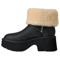 (WMNS) UGG Esmee Leather Boot-Snow 'Black' 1172590-BLK