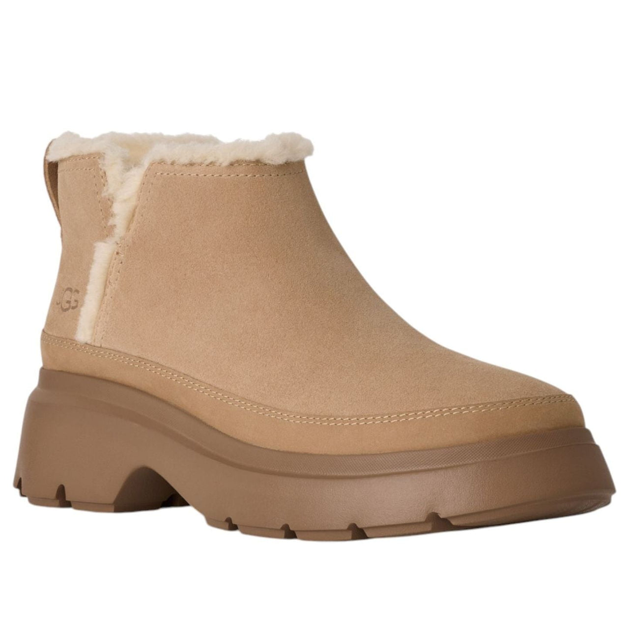 (WMNS) UGG Calimuze Ultra Mini Slip On-Snow Boots 'Sand' 1174495-SAN