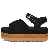 (WMNS) صندل UGG Aubrey للكاحل باللون الأسود 1152711-BLK